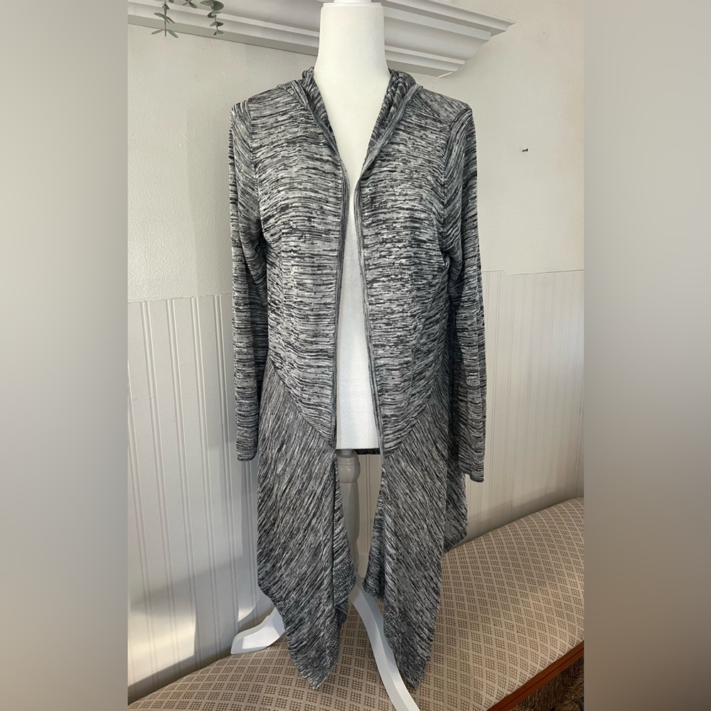 NYDJ Space Dye Cadigan / petite / Grey / Size: Petite Large / Fall
